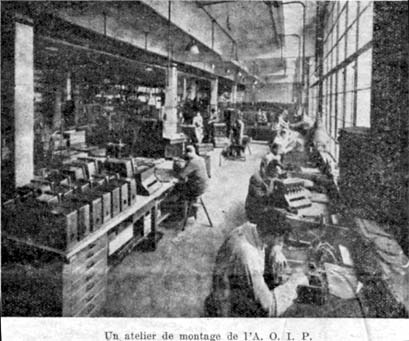 Un atelier de montage