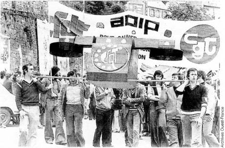 Manifestation à Morlaix